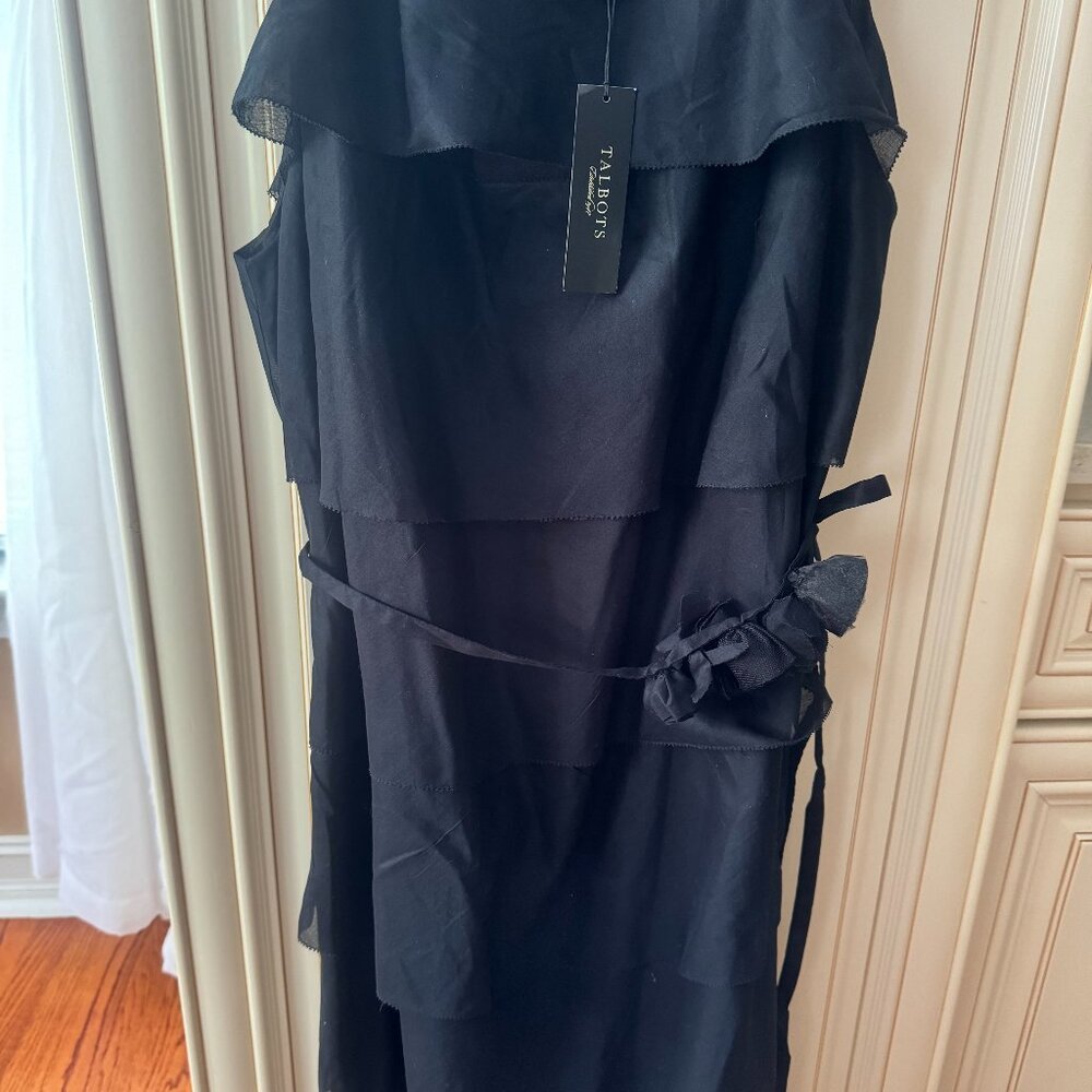 Talbots dress New/w/Tags Cotton Sz. 16 Black $40